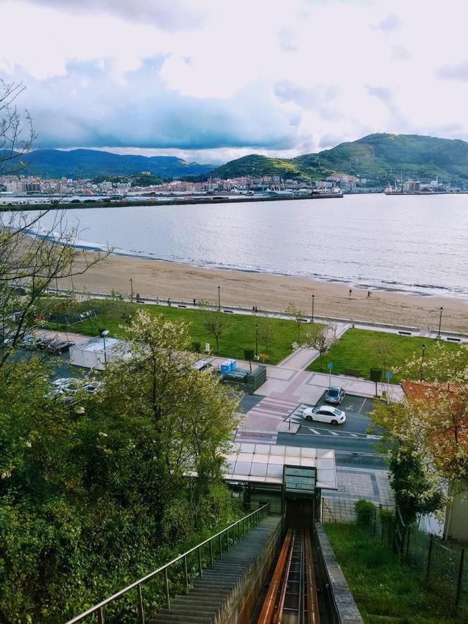Apartamento En La Playa Con Parking Privado Getxo Buitenkant foto